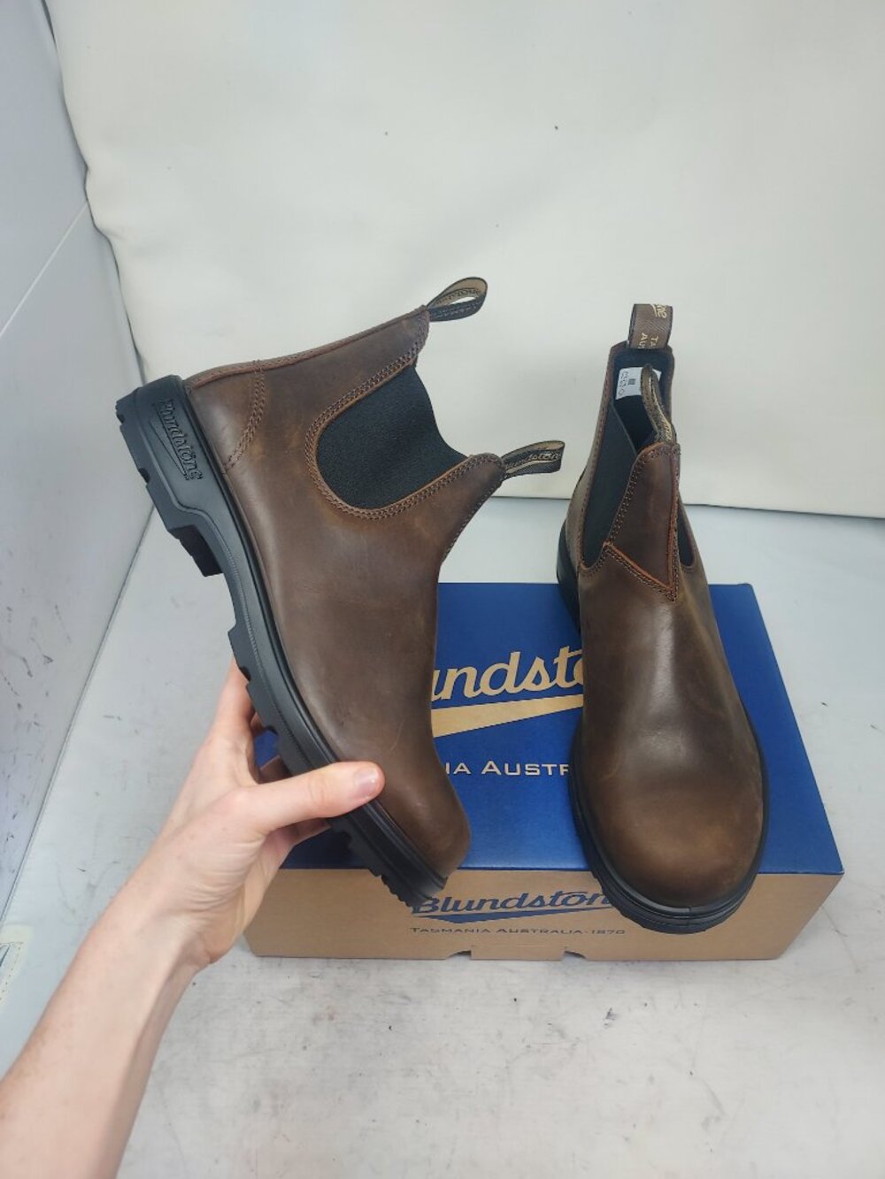 Blundstone MENS Antique Brown Chelsea Boot